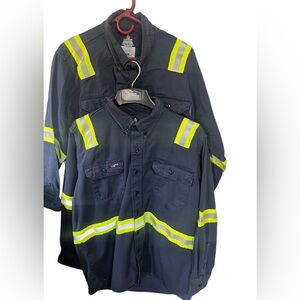 Lapco FR 2112 Cat 2 / 2 Pc Bundle Safety Shirts Sz Large